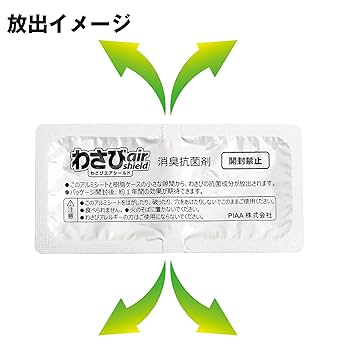 わさび專用 Amazon | PIAA ( ピア ) わさびエアシールド [抗菌・消臭] PWA